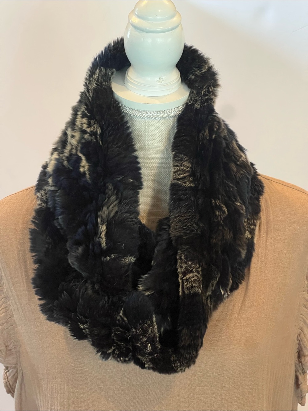 Plush Fur Infinity Scarf